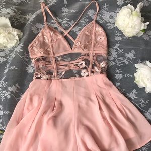 Lucy in the Sky Lace Romper